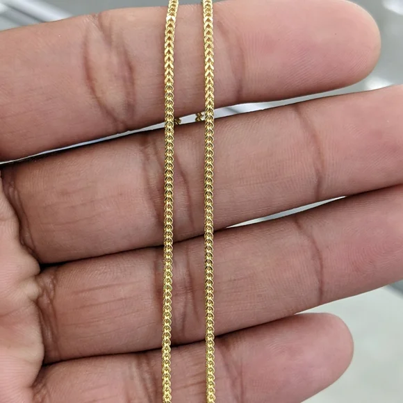10kt Real Gold Franco Chain 1.4mm 20 Inches